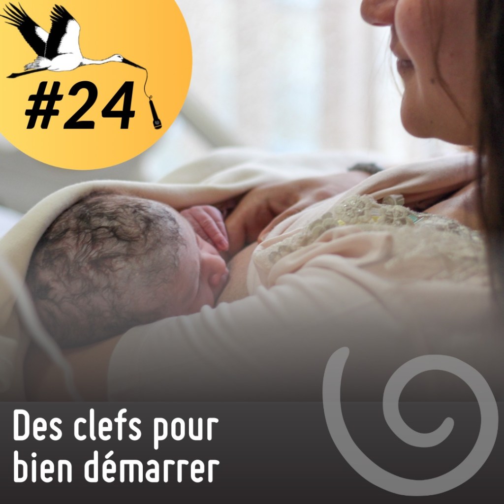 Une personne allaite son bébé
